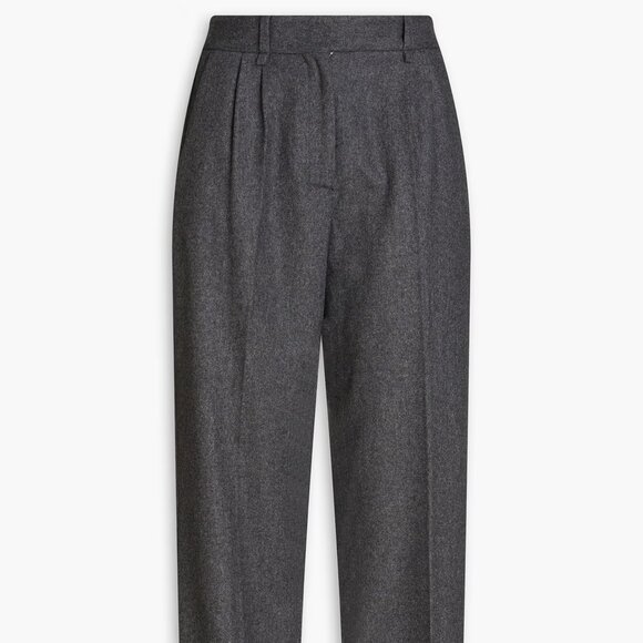 Maje Wool Blend Straight Leg  Pants - Picture 4 of 12